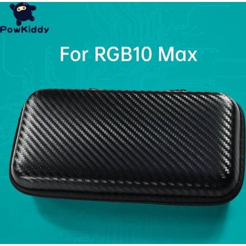 For POWKIDDY RGB10 MAX Handheld Game Players Protect Bag Case RGB10MAX Console Case