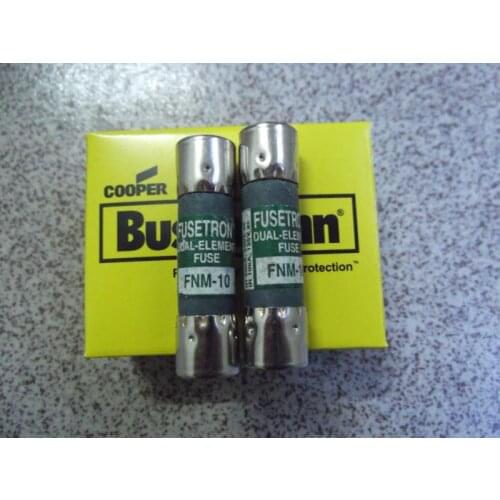 FNM-10 BUSSMANN Boshi Man United States 10X38 fuse / Fuse 10A 250V Authentic