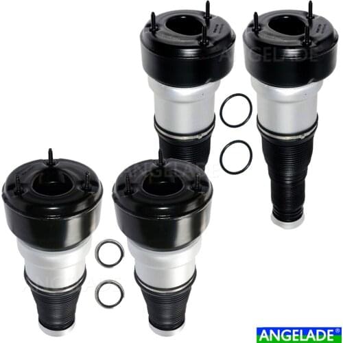 Set 4 Front Rear MercedesBenz S-Class W221 S350 S500 S400 Air Suspension Repair Kit Bag Shocks 2213209313 2213205513