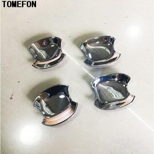 For Toyota Sienta 2015 2016 2017 Second generation NHP170 ABS Chrome Door Handle Bowl Cup Cover Trim Car Styling 4pcs