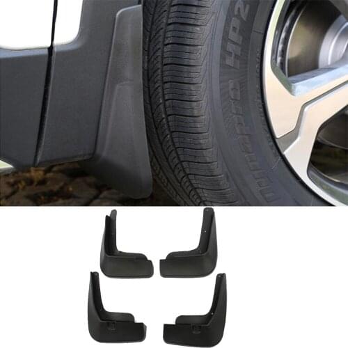 Car Styling Body Plastic Fender Soft Mudguard Protection Flap Splash Mud Guard Frame 4pcs For Hyundai Santa Fe SantaFe 2019 2020