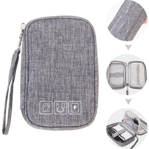 Portable Large Capacity Travel Cable Storage Multi-Function Digital Storage Bag Gadget Organizer Digital Pouch