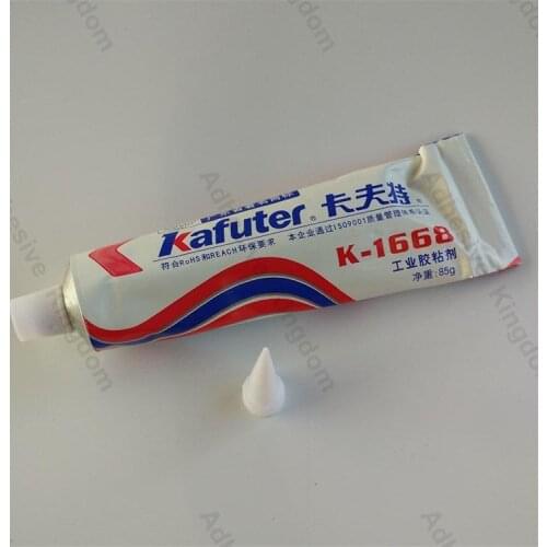 Wholesale 5pcs 100g Kafuter K-1668 industrial adhesives electronic components fixed glue yellow glue retardant