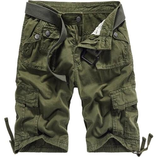 Camouflage Multi-pocket Cargo Shorts Men Loose Military Shorts For Men Summer Army Mens Work Shorts Bermuda New Cargo Style 58