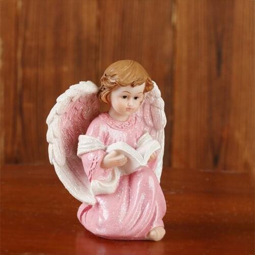 Resin Cherub Angel Statue Figurine Sculpture Indoor Outdoor Use Home Garden Decoration Ornament Tuin Decoratie Outdoor