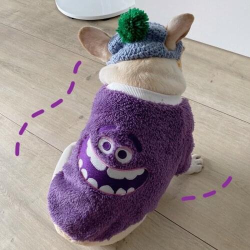 Fleece Dog hoodie Dog Clothes Winter