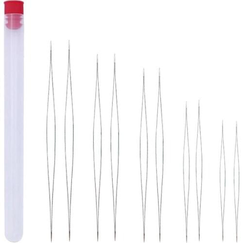 1set Big Eye Beading Needles with Needle Bottle PIN12