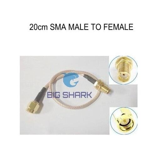 20cm RG316 SMA male to female extension cable GSM antenna adapter cable