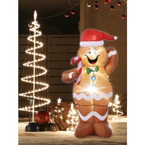 2021 Winter Outdoor Indoor Inflatable Decor Cute Christmas Luminous Ornament EU/UK/US Dropshipping