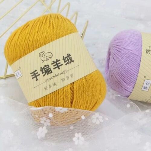 5pcs Hand Knitting Cashmere Yarn Woven Hand Knitting Medium Fine Cashmere Yarn Scarf Yarn Hat Companion Yarn for Knitting