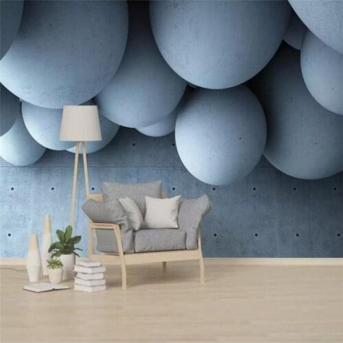 3D stereo abstract future space Nordic background wall specializing in the production of high-end mural wallpaper 3D photo wall