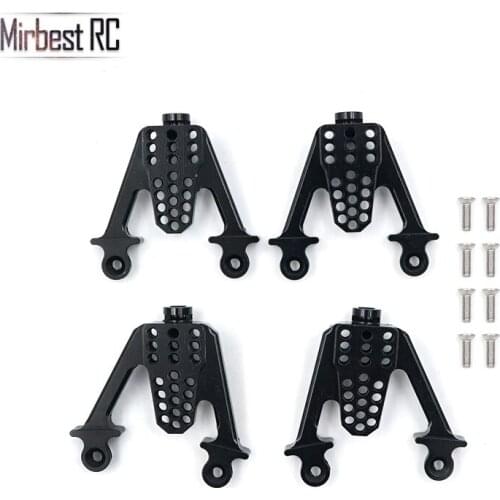 4PCS Aluminum Rear & Front Shock Mount LIFT Shocks For Axial SCX10 RC Crawler Shock Absorber for 1/10 Axial SCX10 RC Car