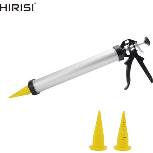 Carp Fishing Bait Making Aluminium boilie gun with 3pcs spare nozzles Silicone Glue Gun