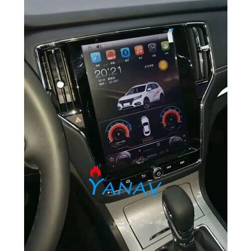 Tesla style 12.1 inch car GPS navigation For-Roewe RX5 2016-2018 car stereo car multimedia player vertical screen CAR DVD PLAYER