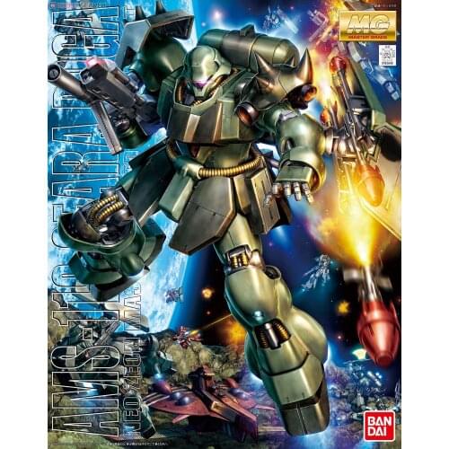 BANDAI GUNDAM MG1/100 AMS-119 Gundam model kids assembled Robot Anime action figure toys