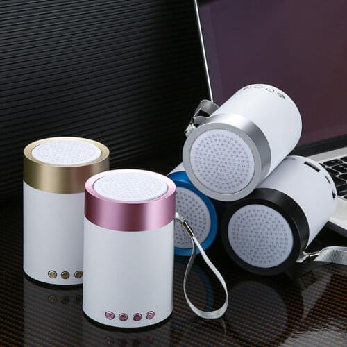 Bluetooth Wireless Speaker With LED Lights Outdoor Portable Music Mini Speakers Support TF Card U disk Hands-free Talk