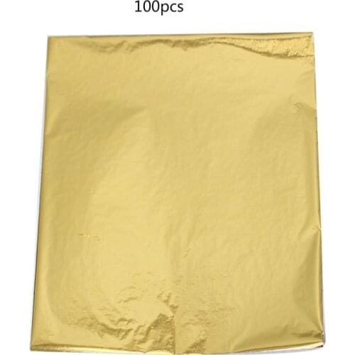 14 Cm Hand Wrinkle Paste Gold Foil Paper, No Oxidation, No Blackness No Volume Direct Hand Not Broken