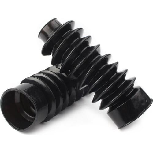 2Pcs 41mm Universal Motorcycle Fork Boots Gators Covers For Harley Softail FXST Dyna FXDWG FXWG Rubber