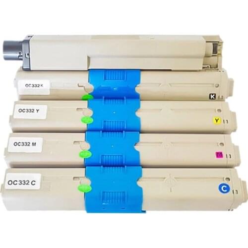 46508736 46508735 46508734 46508733 Color Toner Cartridge Compatible For Oki data C332dn MC363dn C332 MC363 Russian/ME 3.5K/3K