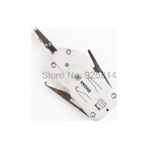 By dhl or ems 100pcs Punch Down Tool Kit with Sensor for Ethernet LAN Network Cat5 RJ45 Wire RJ11 Cable Network Tool