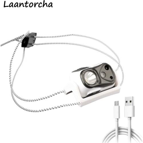 Mini Headlamp Portable Rechargeable Sensor headlight Powerful Headlight for Hunting Fishing Lantern Camping torch LED Head lamp