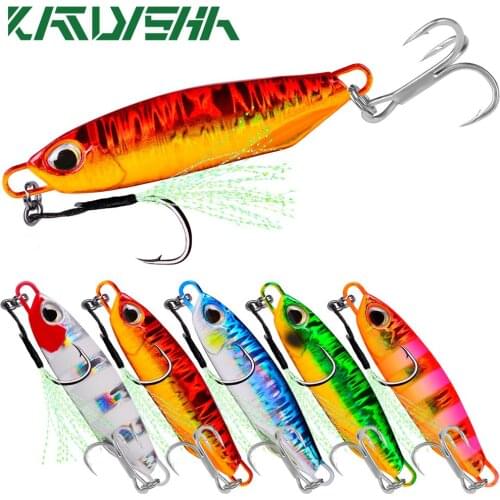 KATYUSHA 1Pcs DRAGER Metal Spoon 15-20-30-40-60g Artificial Hard Bait Shore Cast Jigging Fishing Lure For The Sea Fishing Tackle