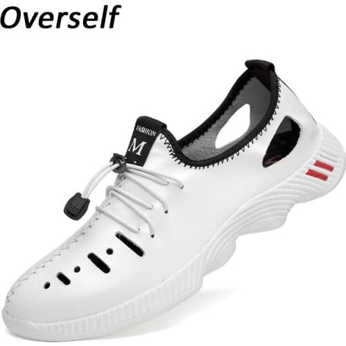 2018 New Casual Fashion Sneakers Mens Shoes Genuine Leather Moccasins Slip On Loafers Flats Spring Autumn Plus Big Size Shoes