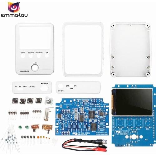 Original 2.4" TFT DSO150 15001K DSO Shell Oscilloscope Diy Kit Pocket Digital Oscilloscope Learning Kit (DSO138 Upgrade)