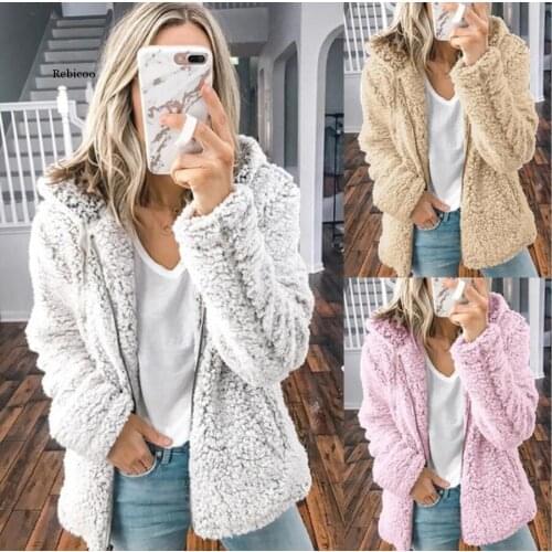 Autumn Winter long Sleeve Knitwear Cardigan with hood Women smooth Knitted Sweater design Cardigan Female Jumper Coat pink