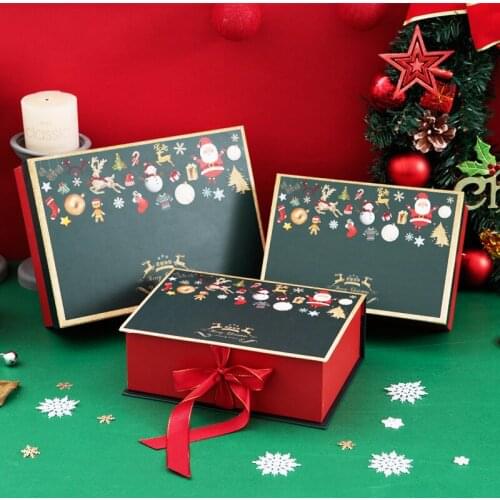 Christmas Gift Box Of Christmas Eve Apple Box Of Chocolate Scarf Christmas Gift Box