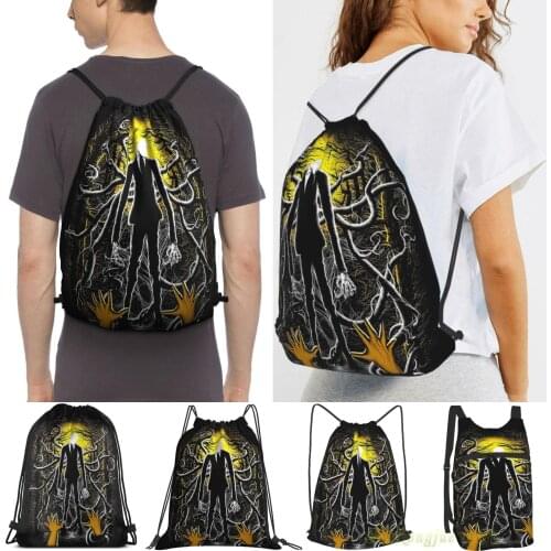 Men Sackpack Strap Bags Slender Man 02 Women Purpose Drawstring Backpacks Outdoor Travel Backpacks For Gym Training Fitness Bag