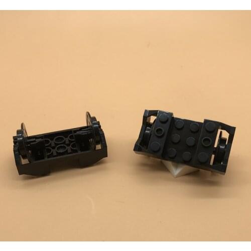 Technology building block moc-38339 + 38340 streetscape train wheel parts 3x6 DIY assembled toy gift model education