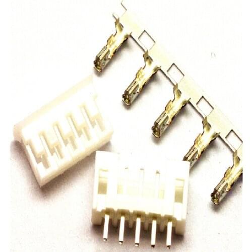 100Set/Lot PH2.0 2.0mm 5Pin 5P 180degree Straight needle Male Pin Header + Terminal + Female Housing Connector