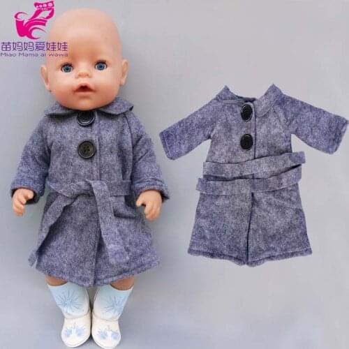 43cm Baby Doll costume riding horse clothes for baby new born doll suit 18 Inch American generation girl Doll jacket