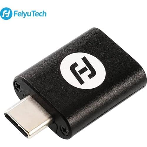FeiyuTech Type C to 3.5mm Feiyu Pocket 2 2S MIC Adapter Support Active Mono/Stereo Audio Jack Microphone