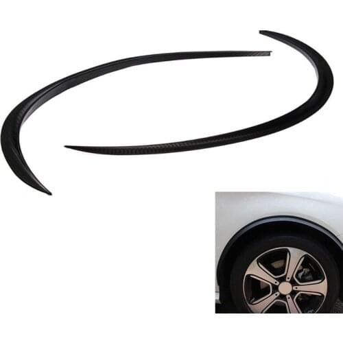 2pc Car Lip Trim Protective Tool Wheel Heel Eyebrow Trims Strip Rubbing Strip Auto Wheel Anti-friction Strip Car Flexible Fender