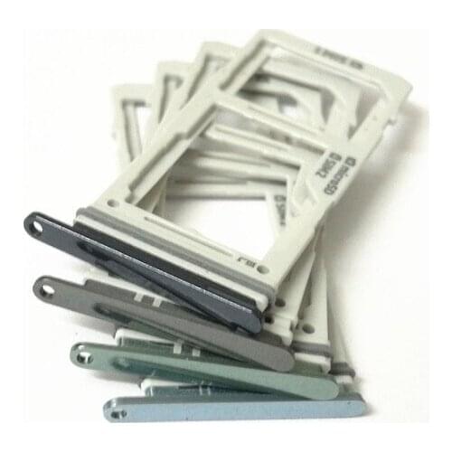 50pcs SD Card Holder For Samsung Galaxy S10 S10 Plus S10+ Dual & Single Sim Card Tray Holder Slot Adapter