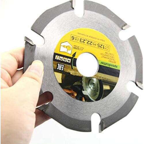 125mm 6T Circular Saw Blade Multitool Grinder Saw Disc Carbide Tipped Wood Cutting Disc Carving Disc Blades for Angle Grinders