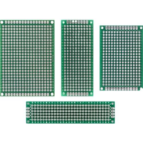5x7 4x6 3x7 2x8 cm Double Side Copper Prototype Pcb Universal Board Compatible for Arduino