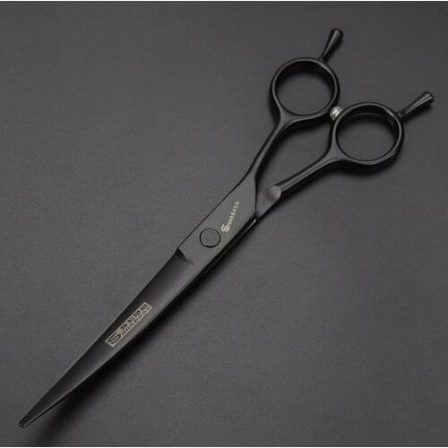 Pet modeling tool stainless steel hair clipper pet scissors 7 inch dog grooming scissors thin set