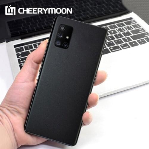 Change Color & Ice Film Decorative For Samsung Galaxy A51 A71 4G 5G A10 A20 A30S A50 A60 A90 A40S Protector Back Film Stickers