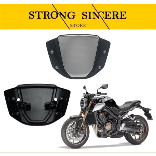 Motorcycle For HONDA cb650r 2019-2020 Windshield CB650R Small Windshield Aluminum Windshield Fairing Instrument Protection