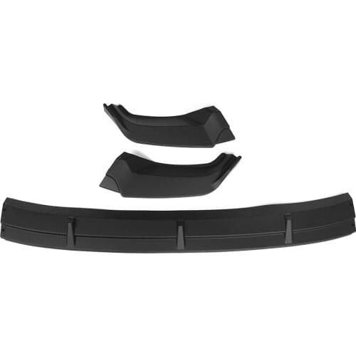 New 3x Car Front Bumper Lip Deflector Lips Splitter Diffuser Lip Body Kit Spoiler Protector Cover Trim For VW TIGUAN 2017-2020