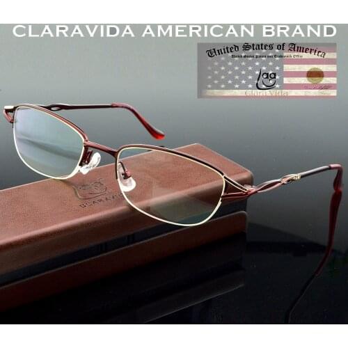 Titanium Alloy Frame Fashion RED Ladies Women Portable Reading Glasses +0.75 +1.00 +1.25 +1.5 +1.75 +2.00 +2.25 +2.5 +2.75 To+4