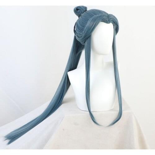 Styled Tian Guan Ci Fu Ling Wen Cosplay Hair Wig Animation Ver. Y Sa