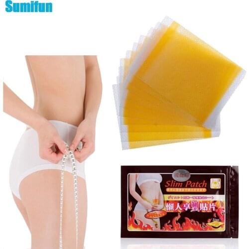 Sumifun 10Pcs/bag Diet Fat Burner Plaster Slimming Patch Weight Loss Cellulite Fat Burning Stickers Adelgazar Plaster C010