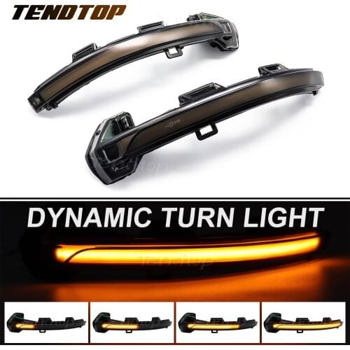 For Volkswagen VW Passat B8 2015-2020 For Arteon 2016-2017 Dynamic Turn Signal Light Sequential Side Mirror Indicator Blinker