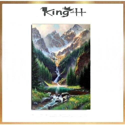 Professional artist pure hand-painted high quality scenery duck in fly oil painting adorns corridor adorns the porch of the home