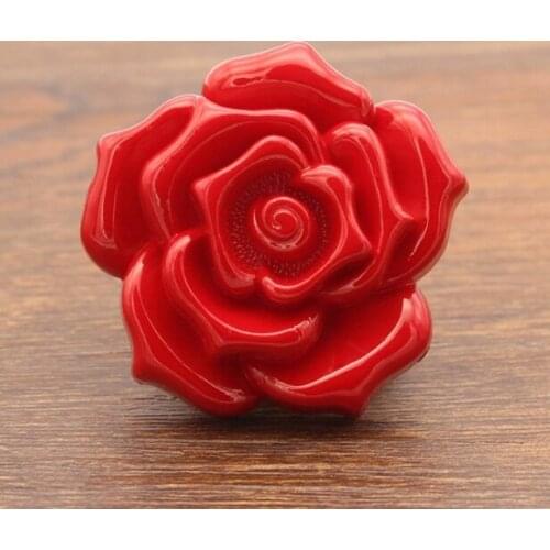 Button winter red three-dimensional flower childrens sweater buttons womens coat windbreaker woolen cloth sleepwear buckle