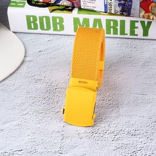 Solid Canvas Womens Waistband 120cm Candy colors Casual Belts Waist Adjustable Outdoor Belt Nylon Style Belts Colorful Dropship